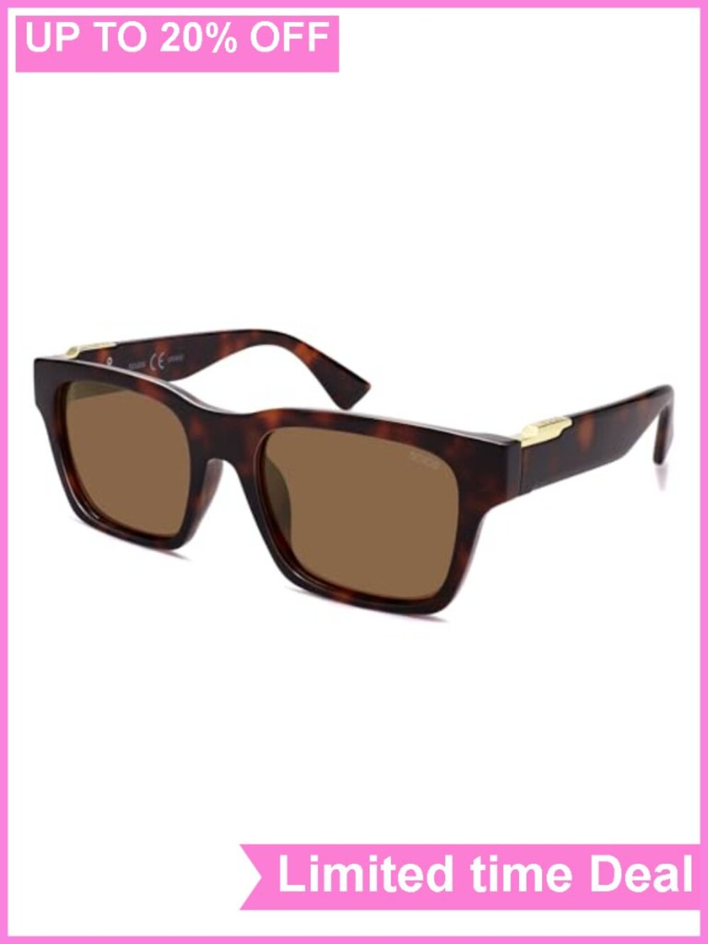 Polarized Square Sunglasses UV400 TAC Lenses Lightweight Full Frame Unisex Adult